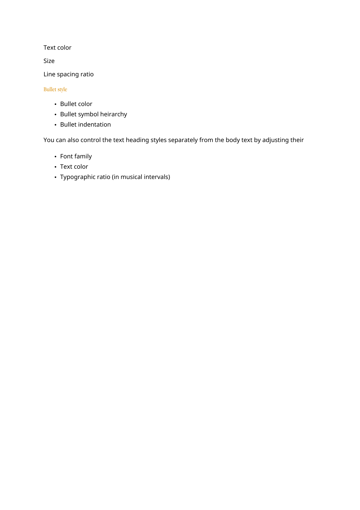 Document configuration, page 2